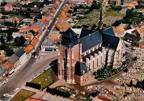 AK / Ansichtskarte  Geel_Antwerpen_Belgie Fliegeraufnahme St Dimpnakerk