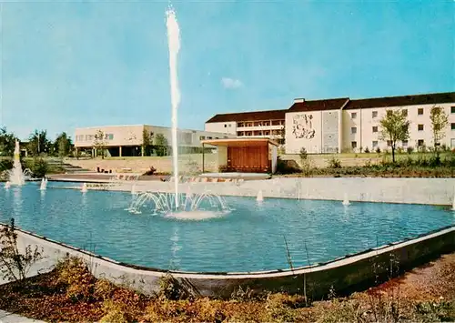 AK / Ansichtskarte  Schussenried_Bad Parksanatorium Fontaene