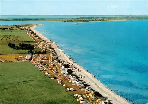 AK / Ansichtskarte  Neukirchen_Ostsee_Oldenburg Campingplatz Ostermade Fliegeraufnahme