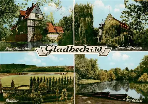 AK / Ansichtskarte 73924458 Gladbeck Heimatmuseum Haus Wittringen Stadion Nordpark