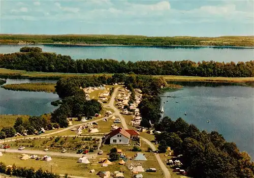 AK / Ansichtskarte 73924479 Ploen_See Campingplatz Spitzenort Fliegeraufnahme