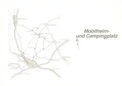 AK / Ansichtskarte  Gnarrenburg Mobilheim und Campingplatz Gnarrenburg