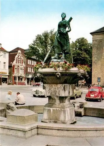 AK / Ansichtskarte  Husum__Nordfriesland Tine Brunnen