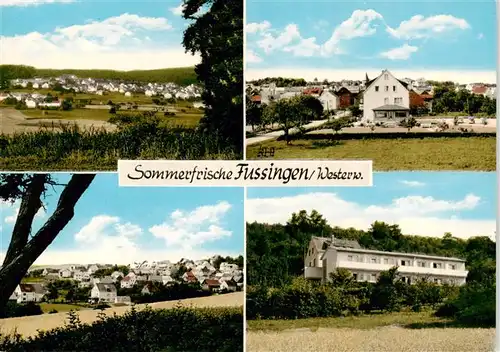 AK / Ansichtskarte  Fussingen_Waldbrunn_Westerwald Panorama Ortsansichten Hotel