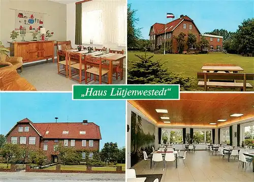 AK / Ansichtskarte  Luetjenwestedt Alten und Pflegeheim Suhr Gastraeume Park
