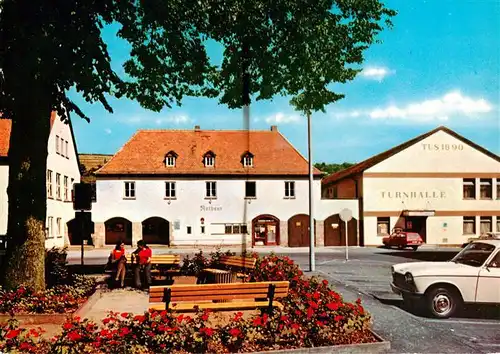 AK / Ansichtskarte  Frammersbach Rathaus und Turnhalle