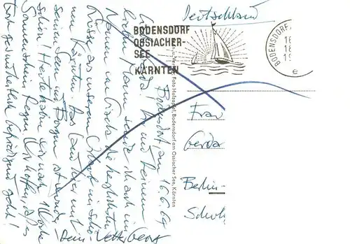 AK / Ansichtskarte  Bodensdorf_Ossiacher_See_AT Fliegeraufnahme