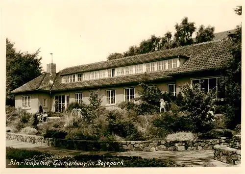 AK / Ansichtskarte  Tempelhof_Berlin Gaertnerhaus im Bosepark