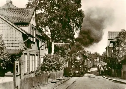 AK / Ansichtskarte  Wernigerode_Harz Die Harzquerbahn