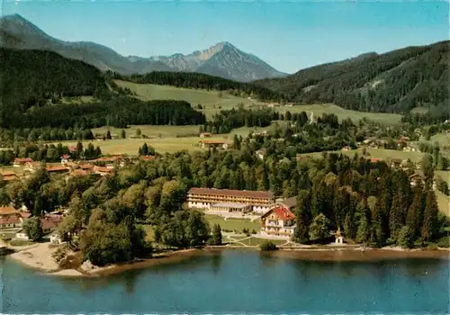 AK / Ansichtskarte 73924669 Bad_Wiessee_Tegernsee Haus Hubertus Fliegeraufnahme