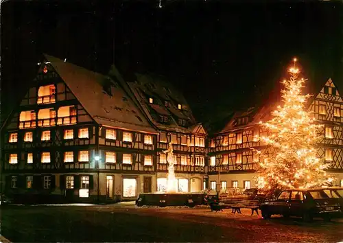 AK / Ansichtskarte  Gengenbach zur Weihnachtszeit bei Nacht