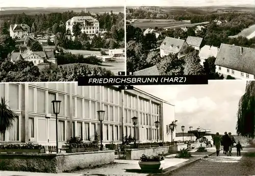 AK / Ansichtskarte 73924692 Friedrichsbrunn_Harz Sanatorium Ernst Thaelmann Brockenblick Kulturhaus