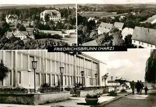 AK / Ansichtskarte  Friedrichsbrunn_Harz Sanatorium Ernst Thaelmann Brockenblick Kulturhaus