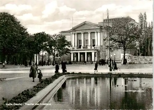 AK / Ansichtskarte  Halle__Saale Theater des Friedens