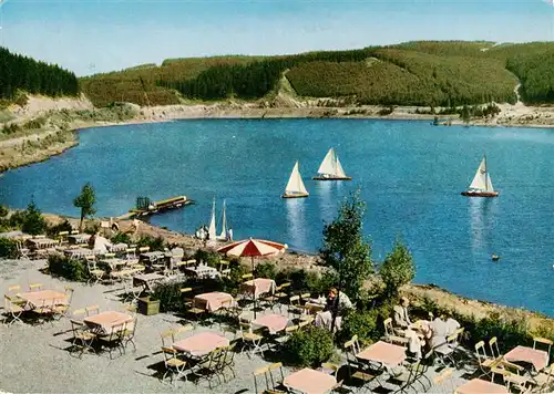 AK / Ansichtskarte  Altenau_Harz Okertalsperre im Harz Hotel Restaurant Gemkenthal Fliegeraufnahme