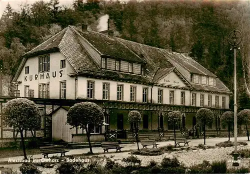 AK / Ansichtskarte 73924703 Alexisbad_Harz Badehaus