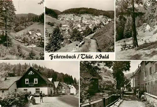 AK / Ansichtskarte  Fehrenbach_Thueringer_Wald Orts und Teilansichten Panorama