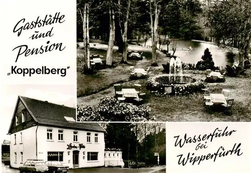 AK / Ansichtskarte 73924720 Wasserfuhr Gaststaette und Pension Koppelberg Gondelteich