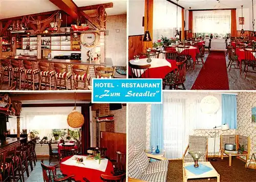 AK / Ansichtskarte 73924745 Buesum_Nordseebad Hotel Restaurant Zum Seeadler Gastraeume Bar