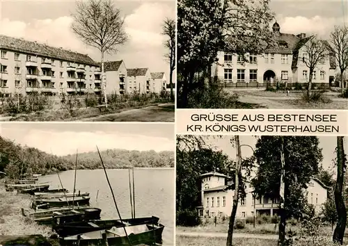 AK / Ansichtskarte  Bestensee Siedlung Ferienheim Bootsliegeplatz