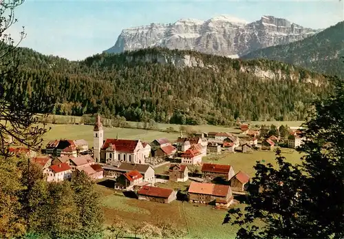 AK / Ansichtskarte  Bezau_Vorarlberg Panorama mit Kanisfluh