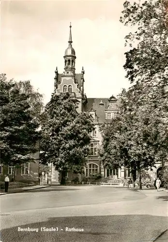 AK / Ansichtskarte  Bernburg_Saale Rathaus