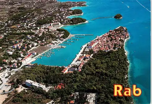 AK / Ansichtskarte 73924805 Rab__Croatia Fliegeraufnahme