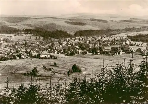 AK / Ansichtskarte 73924806 Schmiedefeld_Rennsteig Panorama