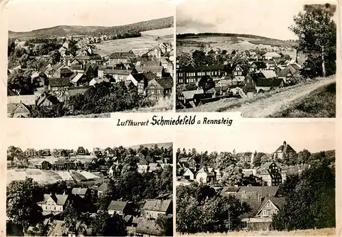 AK / Ansichtskarte 73924807 Schmiedefeld_Rennsteig Panorama Luftkurort