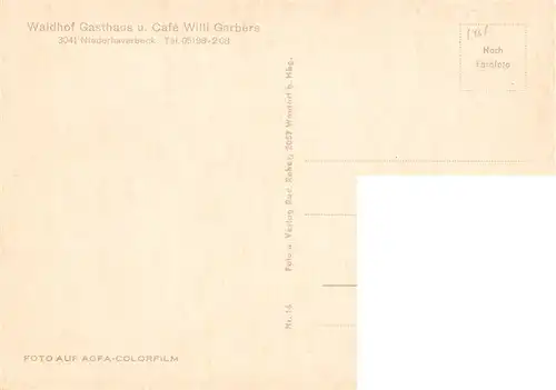 AK / Ansichtskarte 73924836 Oberhaverbeck_Soltau und Niederhaverbeck Pensionen und Gaststaetten Naturschutzpark Lueneburger Heide Heidschnucken