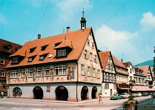 AK / Ansichtskarte  Haslach_Kinzigtal Rathaus Ortsmotiv