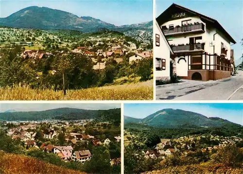 AK / Ansichtskarte  Selbach_Gaggenau Gasthaus zur Krone Panorama Ortsansichten