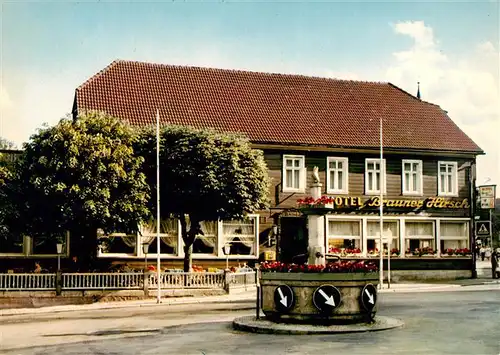 AK / Ansichtskarte  Braunlage Hotel Brauner Hirsch