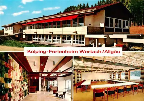 AK / Ansichtskarte 73924925 Wertach_Bayern Kolping Ferienheim