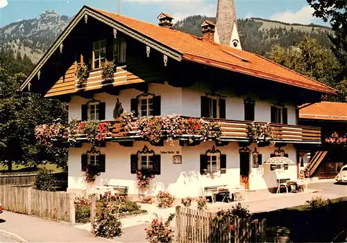 AK / Ansichtskarte 73924926 Bayrischzell_Bayrisch_Zell Gaestehaus Pension Haus Antretter