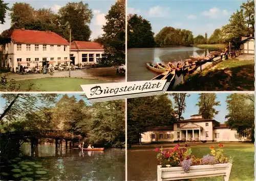 AK / Ansichtskarte 73924950 Burgsteinfurt Fuerstl Bagno Gaststaetten Ruderboote