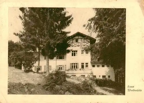 AK / Ansichtskarte  Undorf_Nittendorf Dioezesan Exerzitienheim Haus Werdenfels