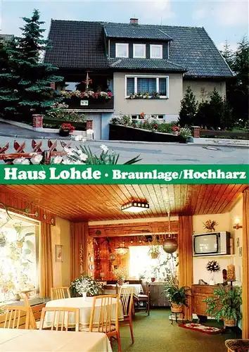 AK / Ansichtskarte 73924962 Braunlage Haus Lohde Gaststube