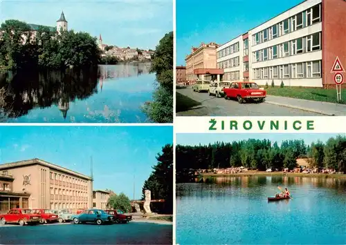 AK / Ansichtskarte 73925000 Zirovnice Mesto a letovisko pri ricce Zirovnici Nedaleko mesta se nachazi autokempink Panistavka