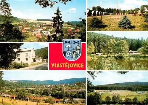 AK / Ansichtskarte 73925016 Vlastejovice_Kuttenberg_CZ Chatovy tabor Praga Kutna Hora Rekreacni tabory Elektroporcelan Zacler a Lokomotivni depo Liberec