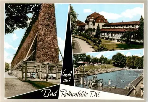 AK / Ansichtskarte  Bad_Rothenfelde Gradierwerk Kurhaus Schwimmbad