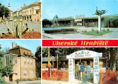AK / Ansichtskarte 73925044 Uherske_Hradiste_Ungarisch-Hradisch_CZ Okresni mesto v Dolnomoravskem uvalu na rece Morave