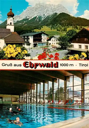AK / Ansichtskarte 73925095 Ehrwald_Tirol_AT Kirche Hallenbad