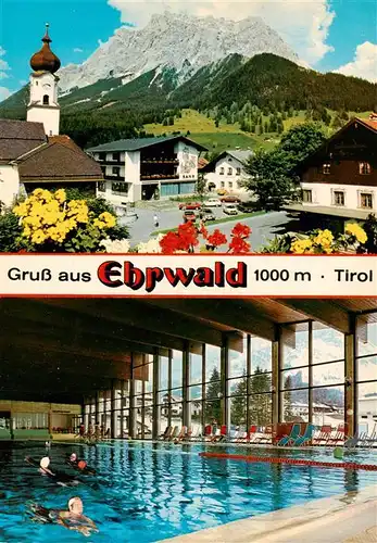 AK / Ansichtskarte  Ehrwald_Tirol_AT Kirche Hallenbad