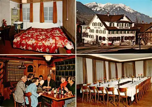 AK / Ansichtskarte  Sachseln_OW Hotel Restaurant Engel Gastraeume Zimmer