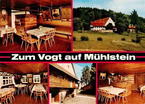 AK / Ansichtskarte 73925140 Nordrach Gasthaus Zum Vogt auf Muehlstein Gastraeume