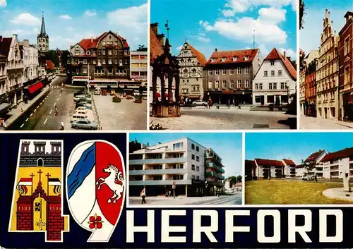 AK / Ansichtskarte 73925175 Herford Ortspartien Marktplatz