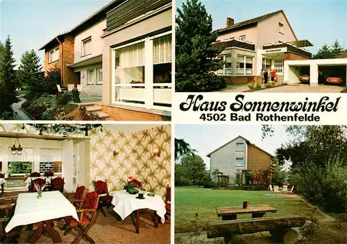 AK / Ansichtskarte  Bad_Rothenfelde Haus Sonnenwinkel Gaststube Park