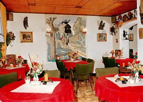 AK / Ansichtskarte 73925189 Bad_Wildungen Knusperhaeuschen Cafe im Wildetal Gaststube