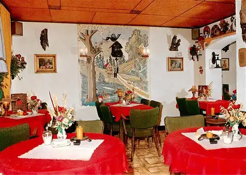 AK / Ansichtskarte  Bad_Wildungen Knusperhaeuschen Cafe im Wildetal Gaststube